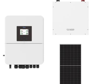 Deye 5kW Solar, Inverter & Battery Combo Deal – 1 X Deye 5kW Inverter, 1 X 5kW Dyness Lithium Ion Battery & 6 X Sunova 585W Solar Panels