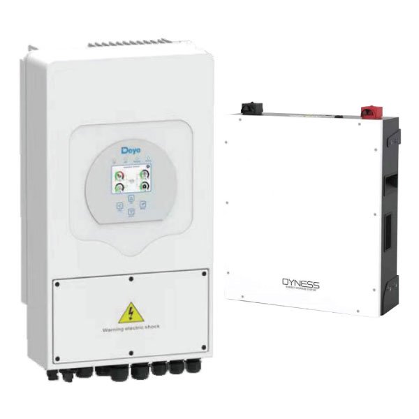 Deye 5kW Inverter & Battery Combo Deal – 1 X Deye 5kW Inverter & 1 X Dyness 5kW 100Ah 51.2V Lithium Ion Batteries