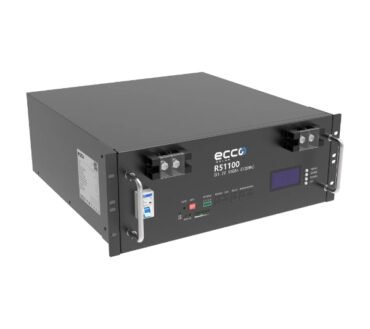 ECCO 51.2V 100AH 5.12KWH LITHIUM BATTERY R51100 RACK-MOUNTED