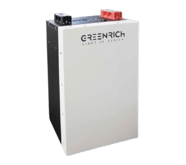 GREENRICH 4.96KWH WM5000 Wall Mounting Lithium LifePO4 Battery 1.5C - 96.6A / 7500W / 4954WH