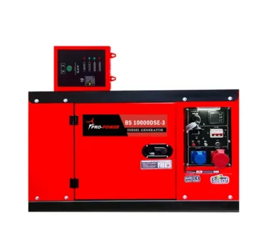 Pro Power - Silent Diesel Generator 8Kw (10Kva) 3-Phase 16Lt With FREE ATS
