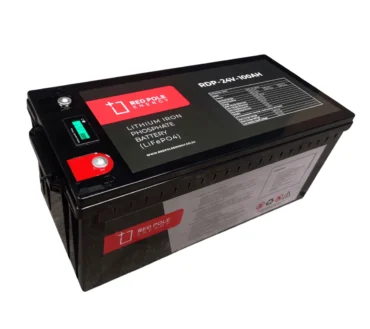 Red Pole Energy 24V 100Ah 2.56kWh LiFePO4 Battery