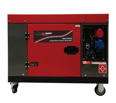 Red Rhino - 5.5kW Diesel Generator - 6.8KVA - Single phase / Three phase