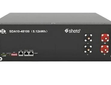 Shoto 5.12kW Lithium Ion Battery (5.12-100ah)