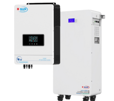 Sun Backup System – 10.2kw inverter and 14.34KWH Lithium Battery Combo