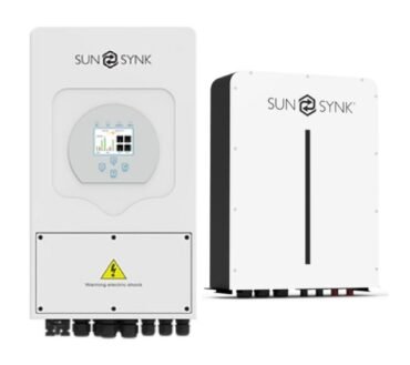 SUNSYNK 5kW Inverter & Battery Combo Deal – 1 X SUNSYNK 5kW Inverter & 1 X 5kW 100Ah 51.2V Lithium Ion Batteries