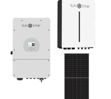 Sunsynk 16kW Solar, Inverter & Battery Combo Deal – 1 X Sunsynk 16kW Inverter, 4 X 5kW Sunsynk Lithium Ion Battery & 16 X Sunova 585W Solar Panels