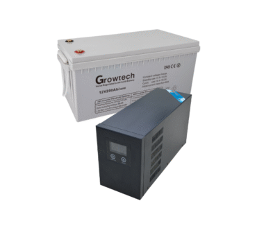 2000W 12V ECCO Pure Sine Wave Inverter UPS + 1x 200AH Deep Cycle Gel Battery