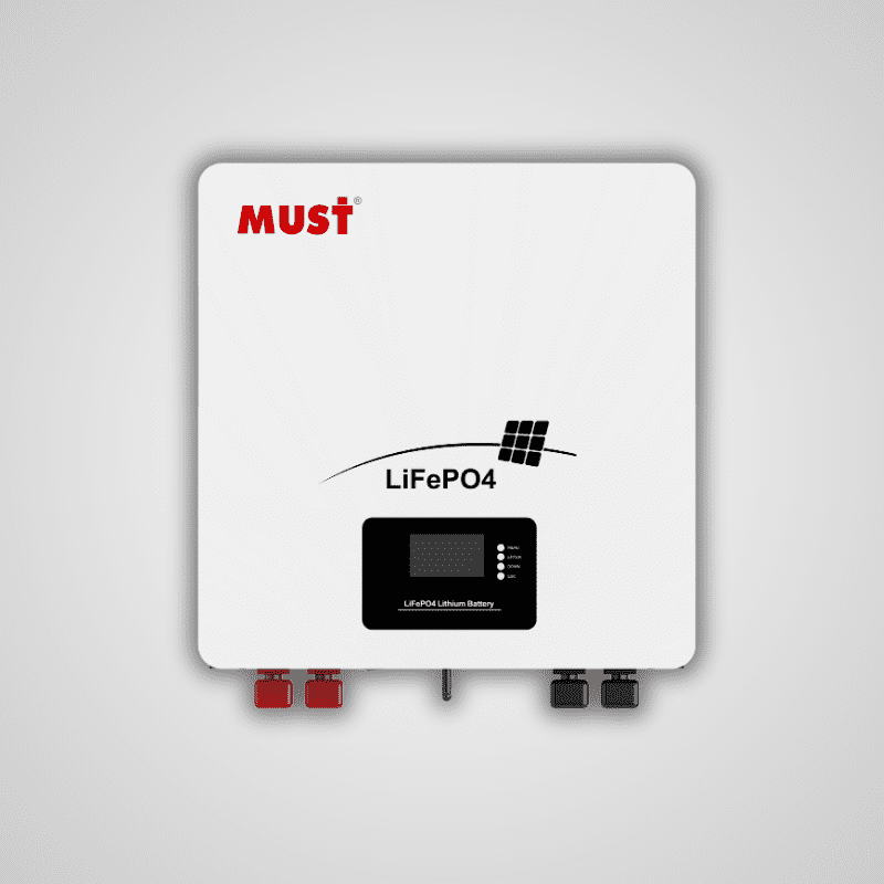 MUST 2.56KWH 100AH LITHIUM 24V BATT + IN BUILT WIFI