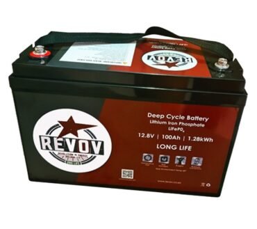 REVOV 100Ah 12.8V 12V Lithium-ion (LiFePO4) Battery - FIRST LIFE / 1.280kWh