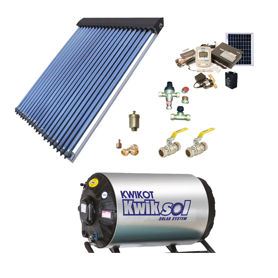 150L Complete Direct Pumped Split System Solar Water Heating Kit