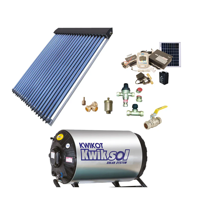 200L Complete Indirect Pumped Split System Solar Water Heating Kit