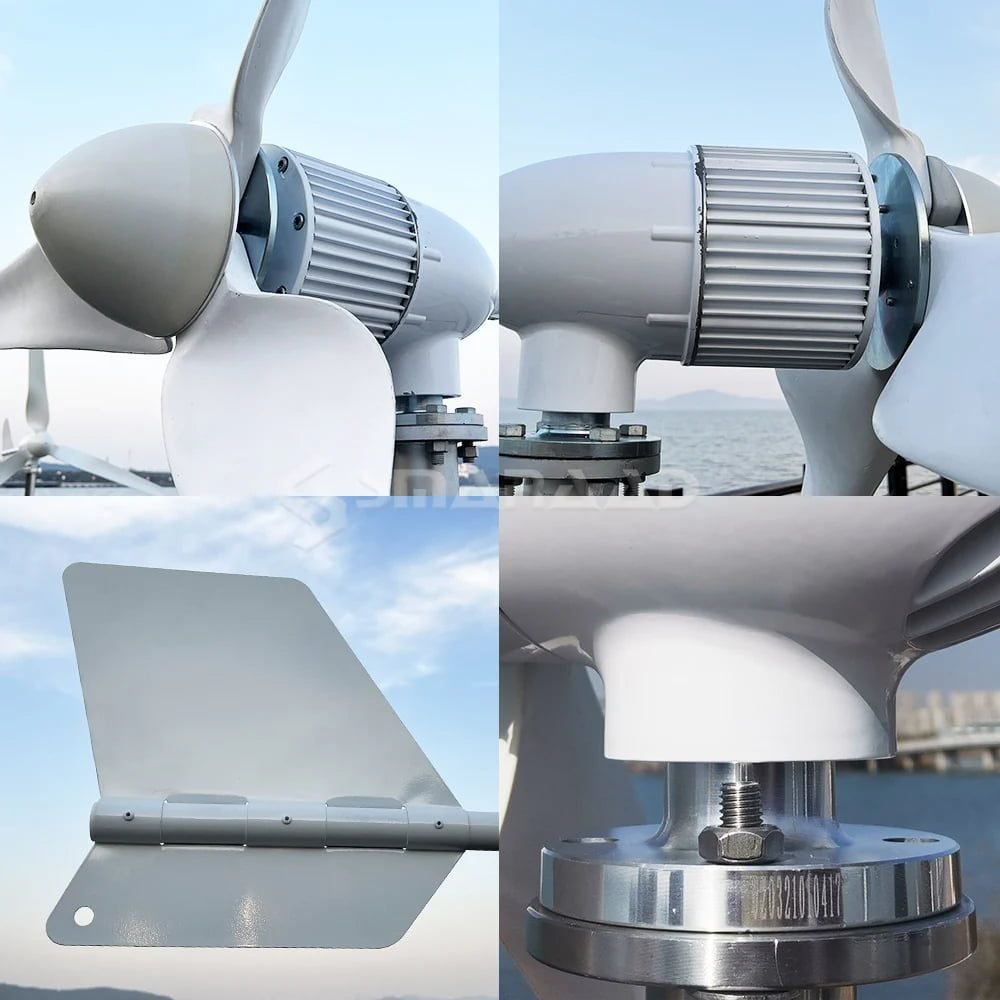 10KW Wind Turbine Generator With On Grid System | 96V / 110V / 220V / 380V